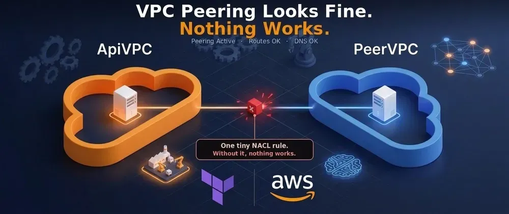 When VPC Peering Looks Fine But Nothing Works: A 3-Day Debugging Story