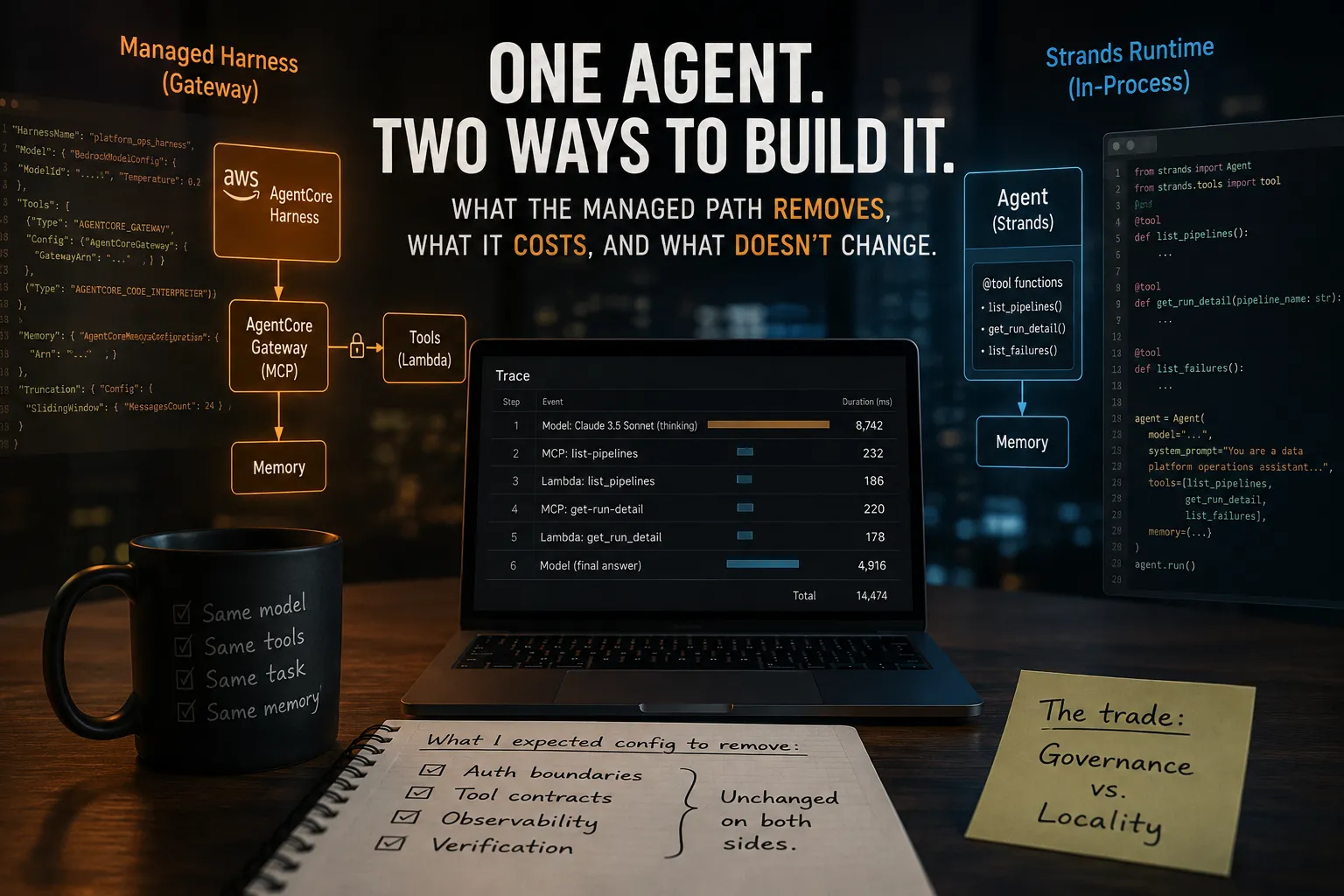 Hands On With AgentCore Harness: Same Agent, Config vs. Container