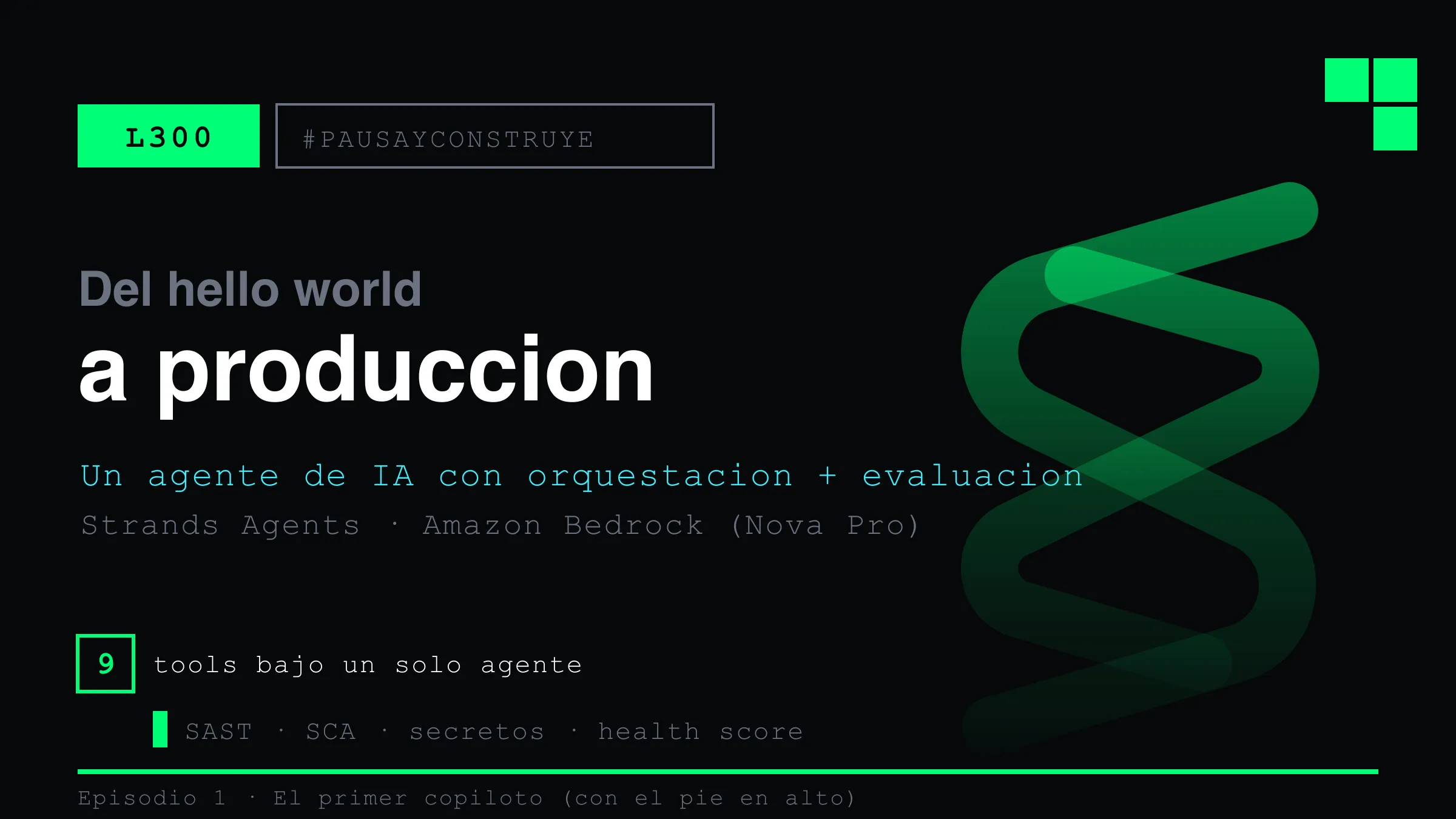 Del hello world a producción: construye un agente de IA con Strands y Amazon Bedrock