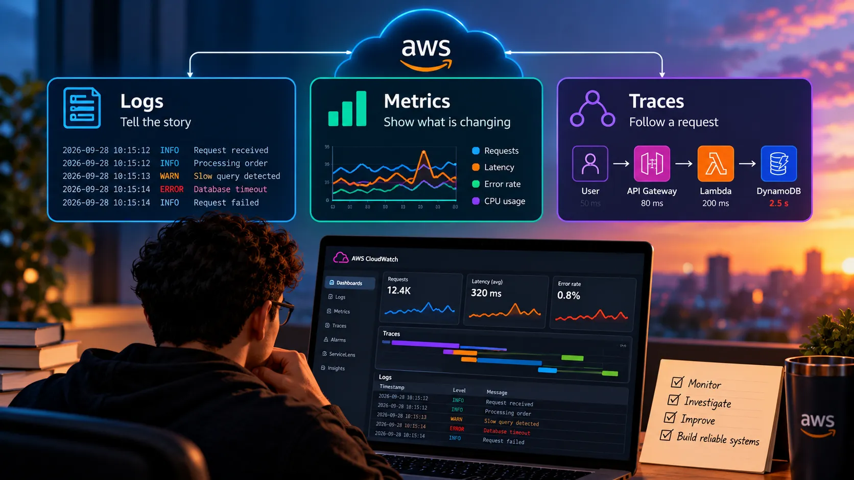 Observability in the Cloud: Why Logs, Metrics, and Traces Matter
