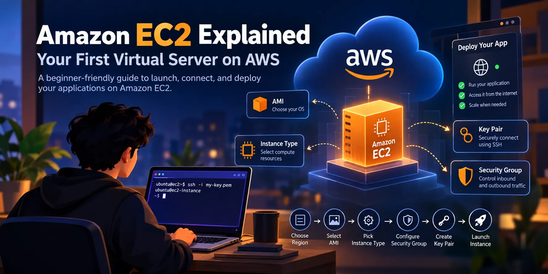 Amazon EC2 Explained: Your First Virtual Server on AWS