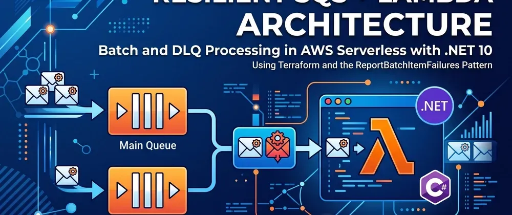 Building Resilient Serverless Architectures in SQS, Net Lambda and Dead Letter queues with Terraform