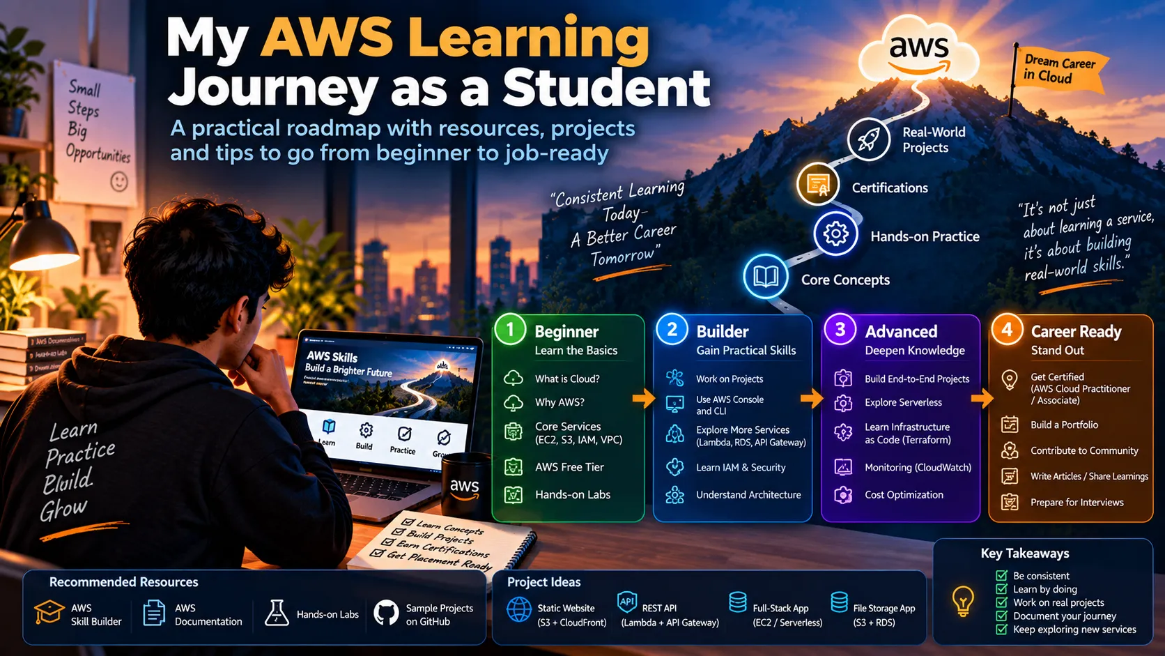 My AWS Learning Journey as a Student
