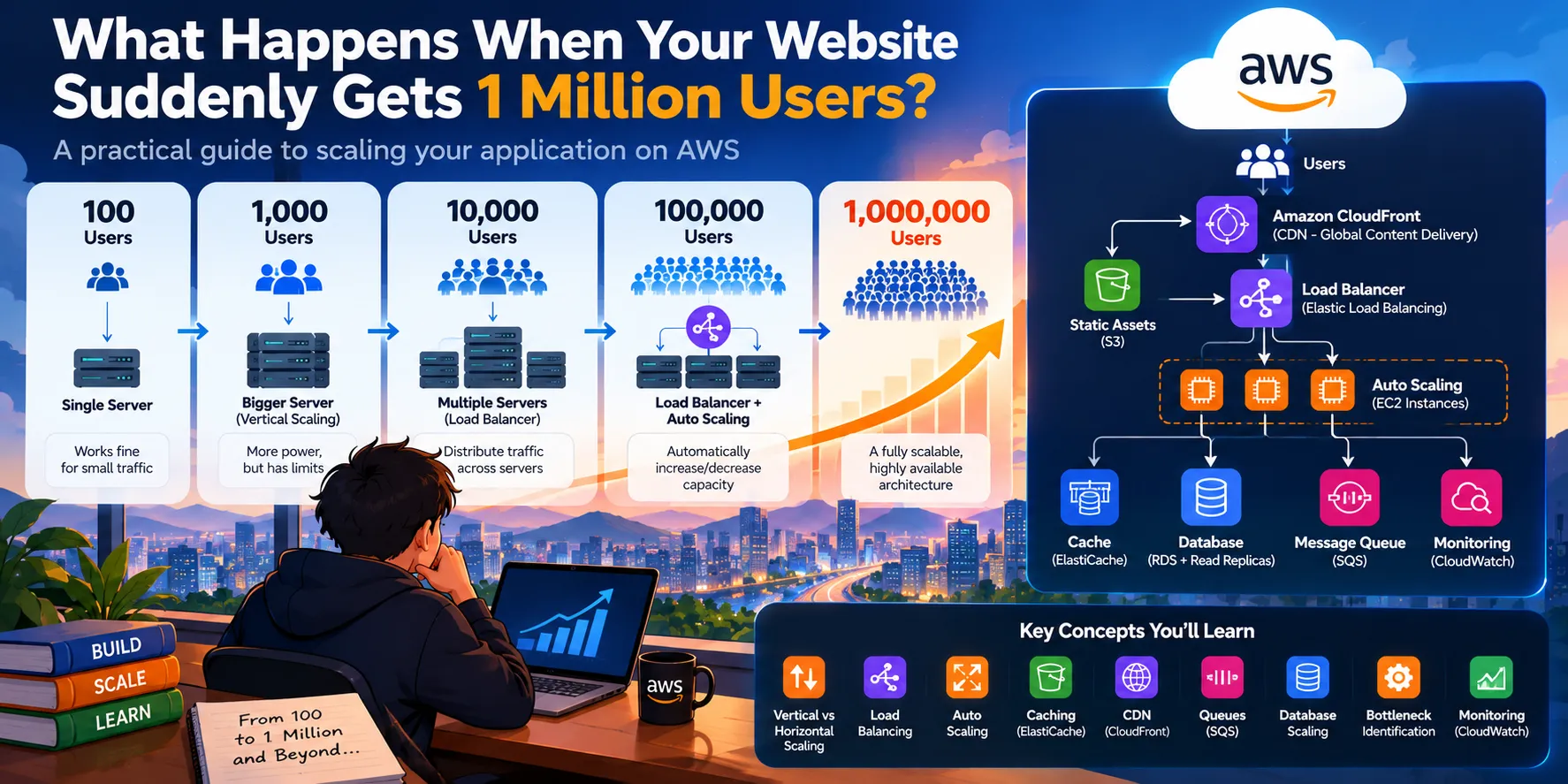 What Happens When Your Website Suddenly Gets 1 Million Users?