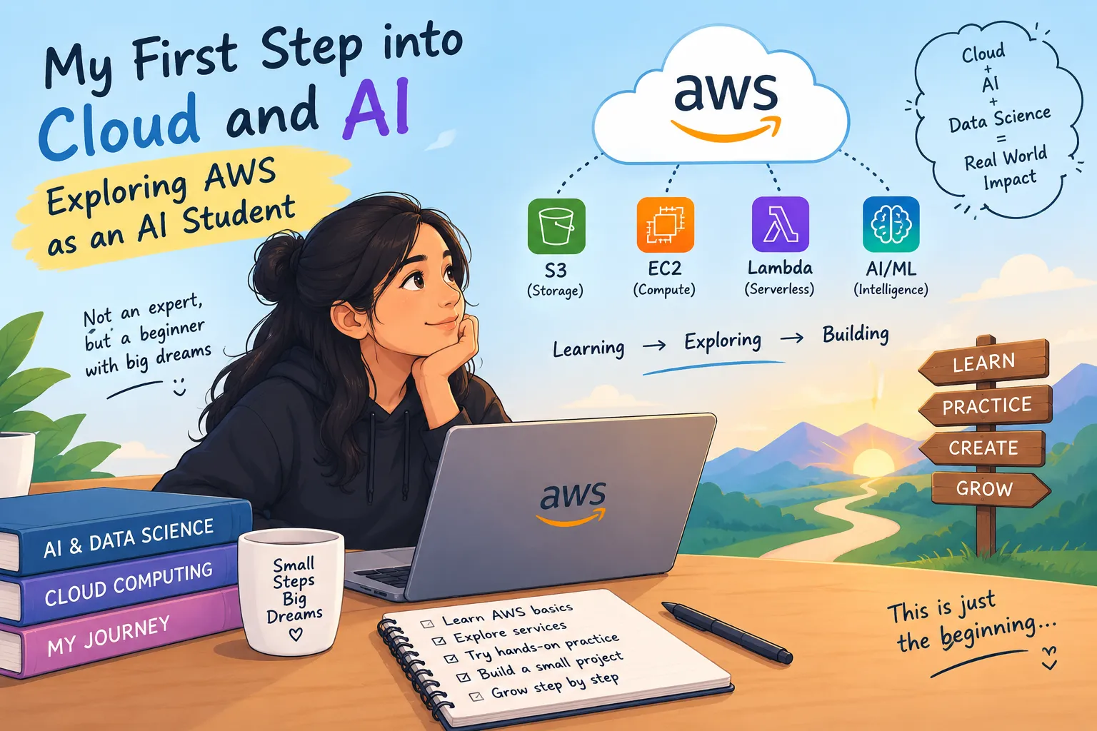My First Step into Cloud and AI: Exploring AWS as an AI Student