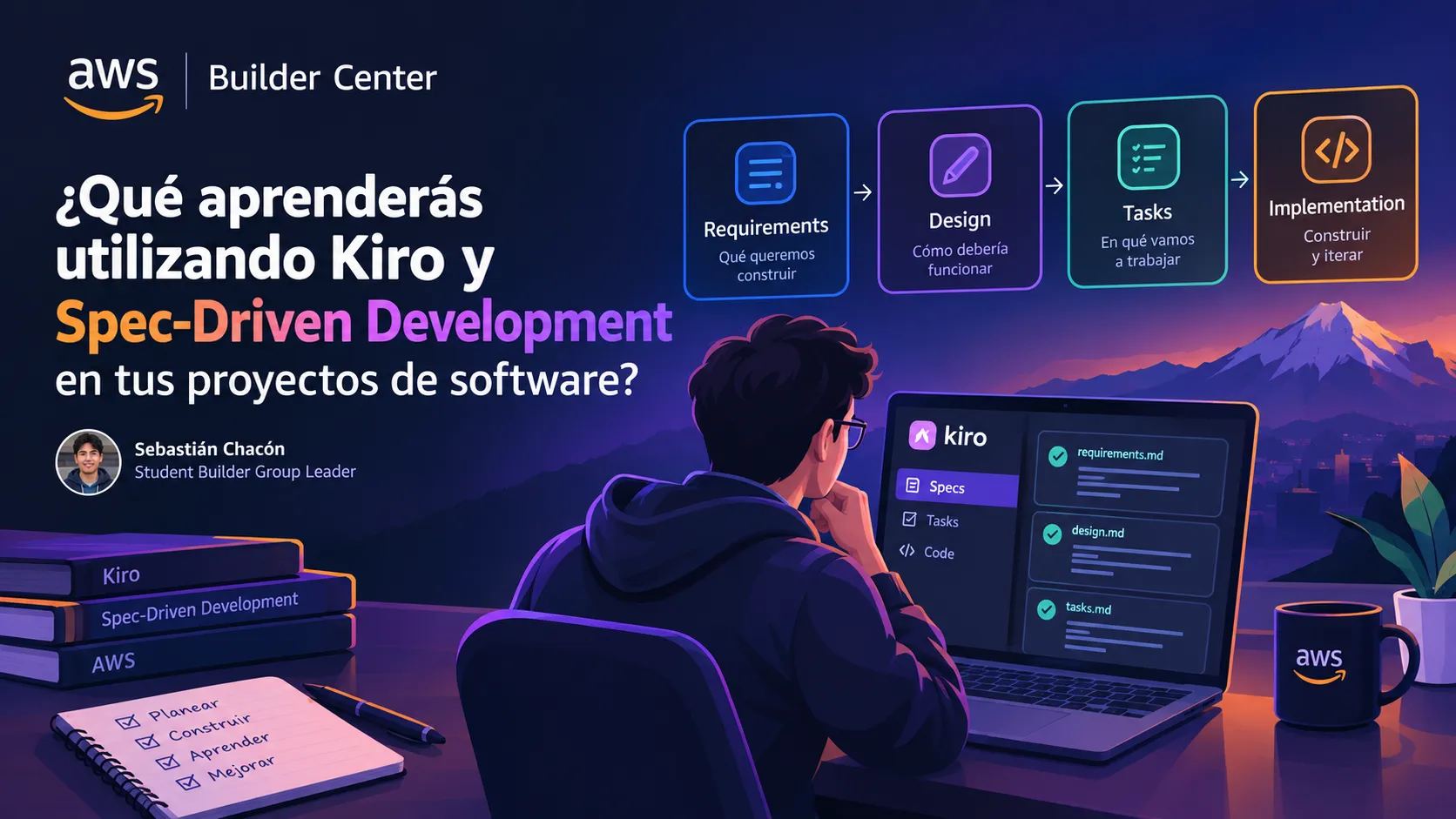 ¿Qué aprenderás utilizando Kiro y Spec-Driven Development en tus proyectos de software?