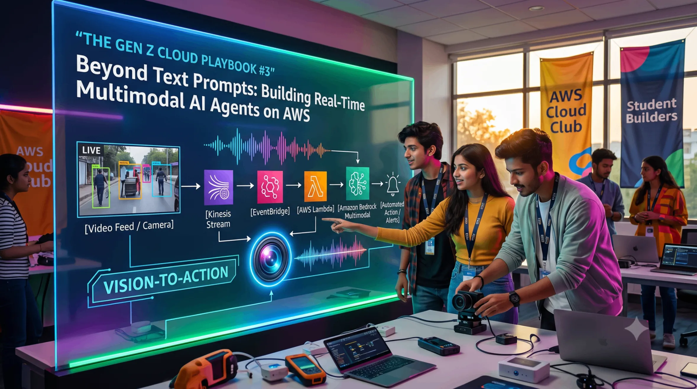 Beyond Text Prompts: Building Real-Time Multimodal AI Agents on AWS