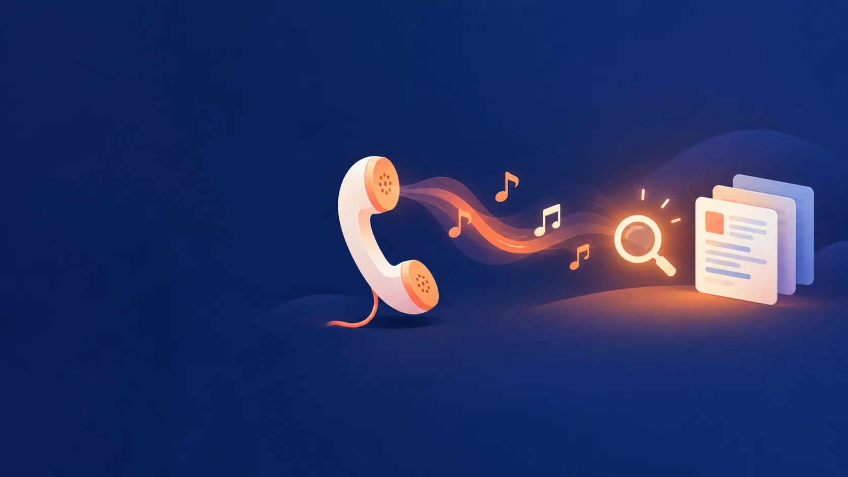 "Please hold": teaching a phone agent to wait politely while it searches