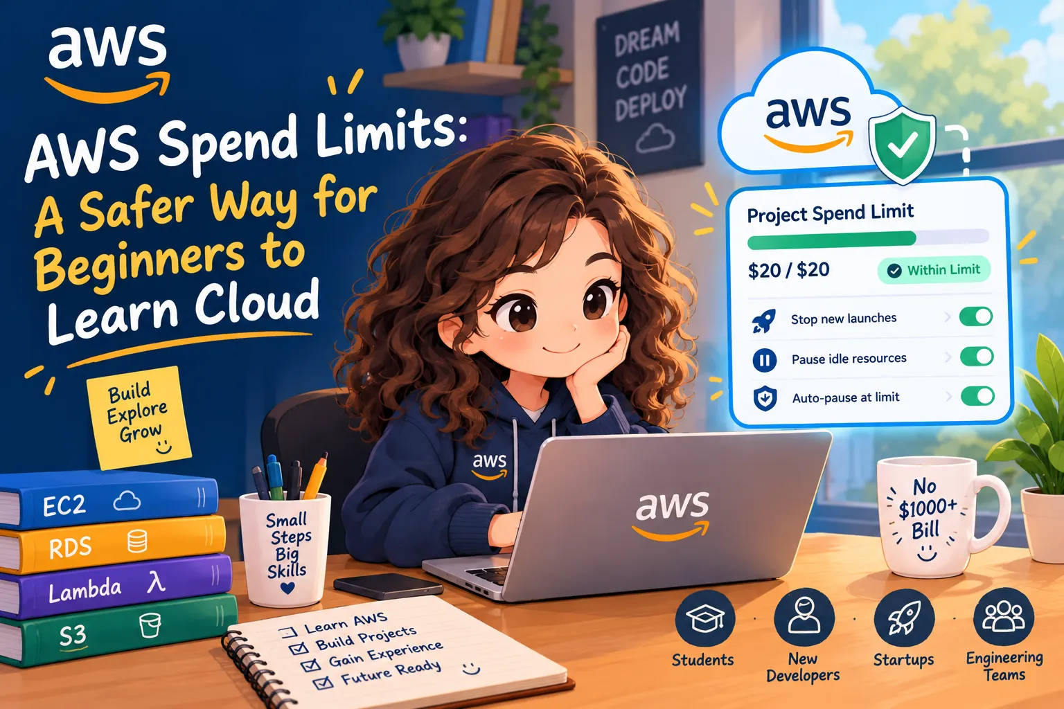 AWS Spend Limits: A Safer Way for Beginners to Learn Cloud!