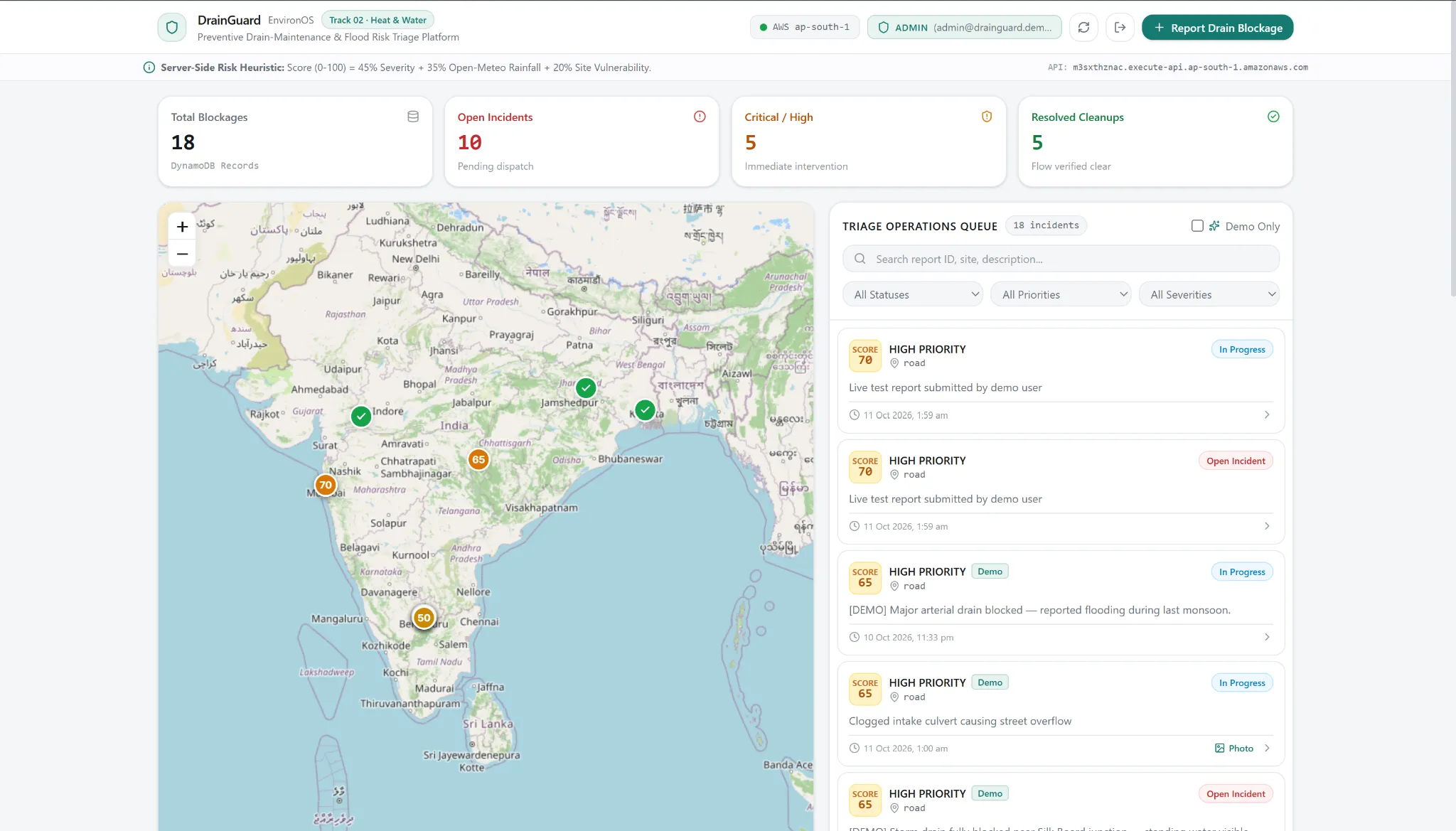 DrainGuard: Building a Flood-Prevention Triage Platform with AWS ...