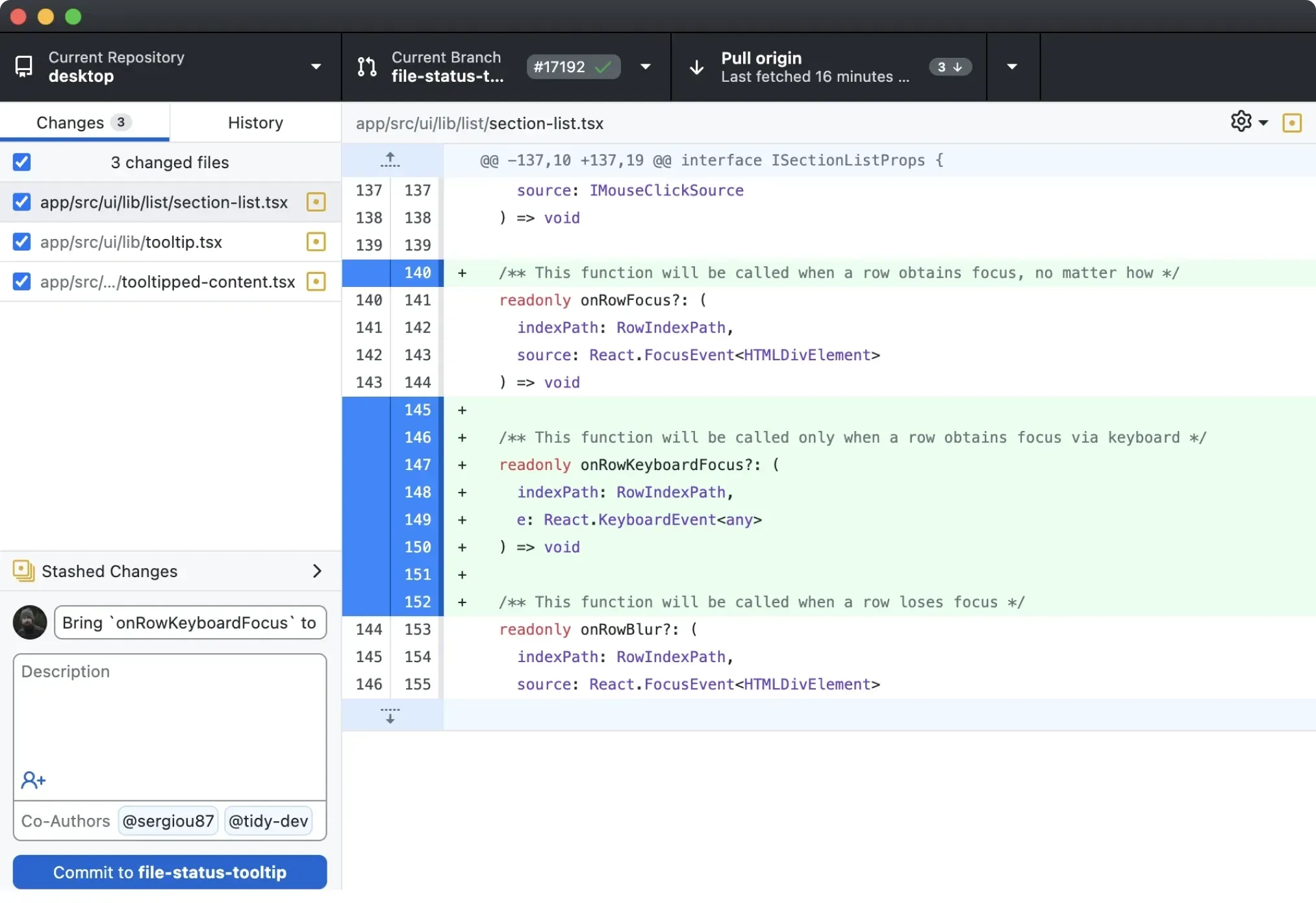GIT DESKTOP
