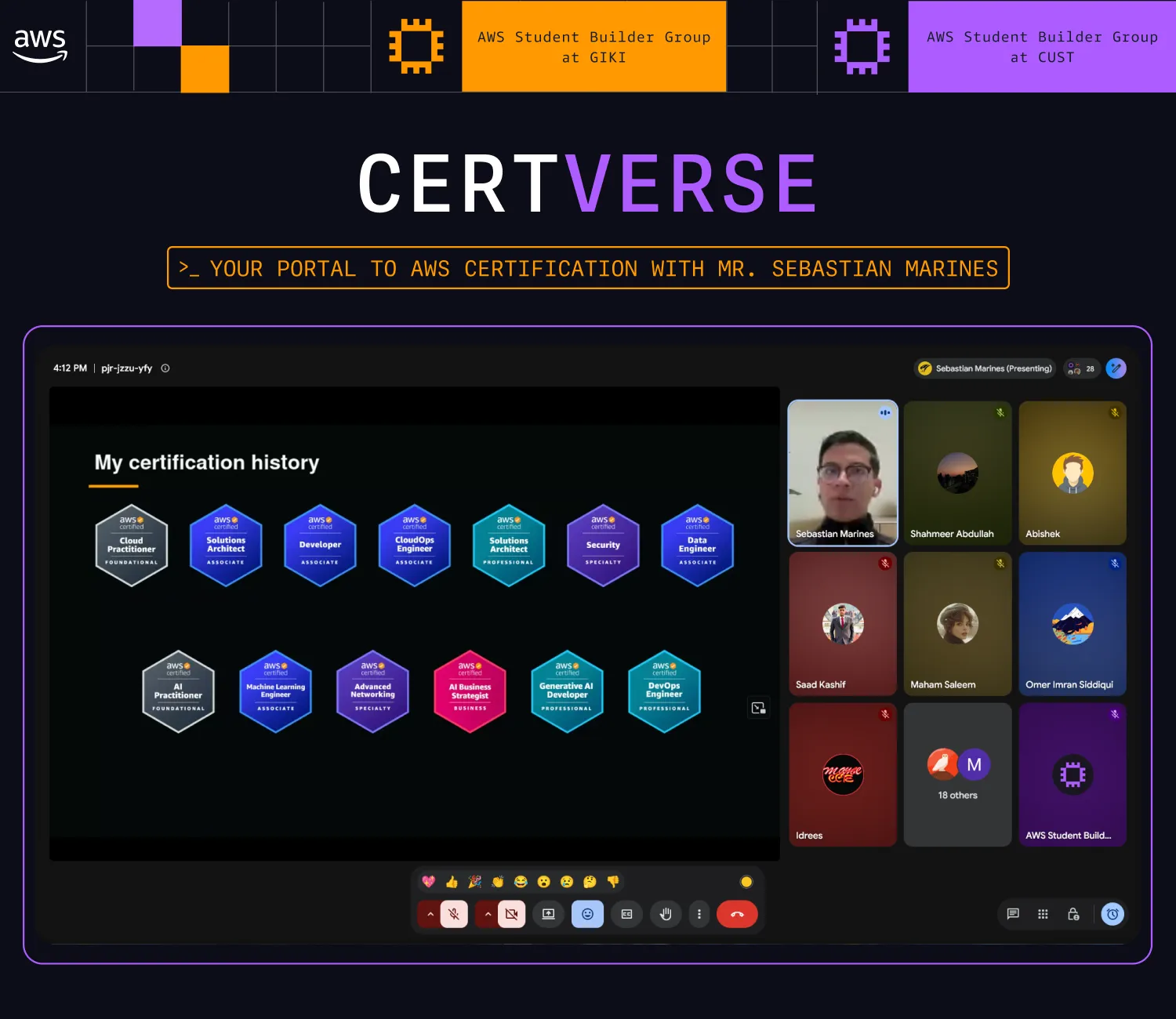 CERTVERSE: An AWS Certification Event