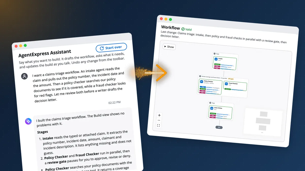 AgentExpress: Turn Your Use Case into a Governed Multi-Agent System in Minutes